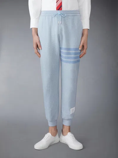 Thom Browne Blue Classic Loopback 4-bar Sweatpants In Blue