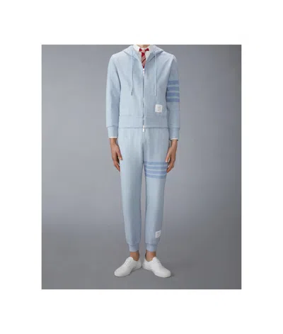 Thom Browne Blue Classic Loopback 4-bar Sweatpants In Blue