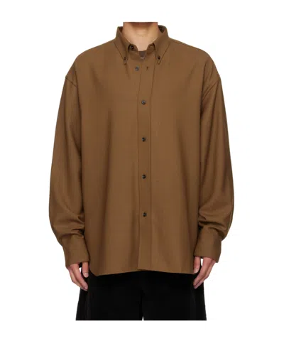 Studio Nicholson Button-fastening Shirt In Brown