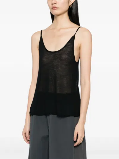 Ruohan Kea Slip Top In Black
