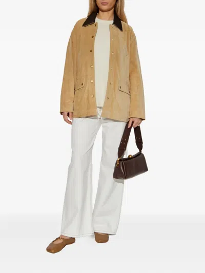 Rag & Bone Long Sleeve Casual Jacket In Brown