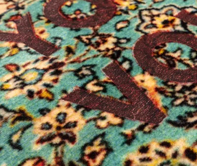 Seletti Voice Rug In Multicolor