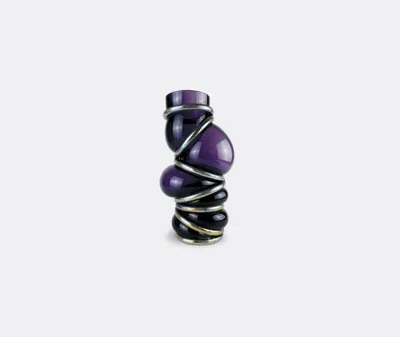 Vanessa Mitrani Chain Ring Asymmetric Vase In Dark Violet