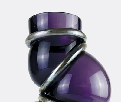 Vanessa Mitrani Chain Ring Asymmetric Vase In Dark Violet