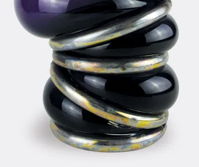 Vanessa Mitrani Chain Ring Asymmetric Vase In Dark Violet