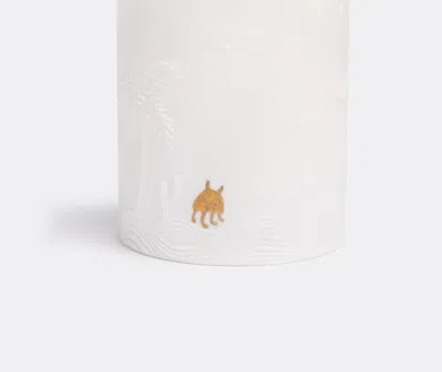 L'objet Haas Mojave Palm Candle In White Biscuit