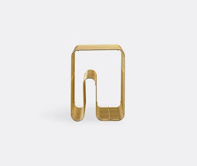 Aytm Curva Abstract Stool In Gold