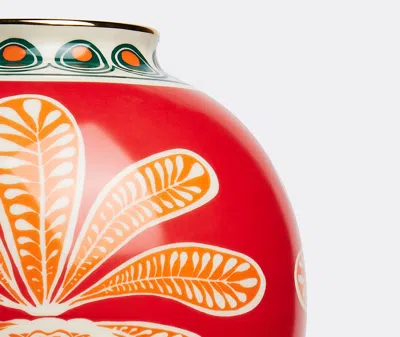 La Doublej Pineapple Big Bubble Porcelain Vase In Bordeaux