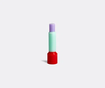 Hay Multicoloured Pillar Xl Candle In Red