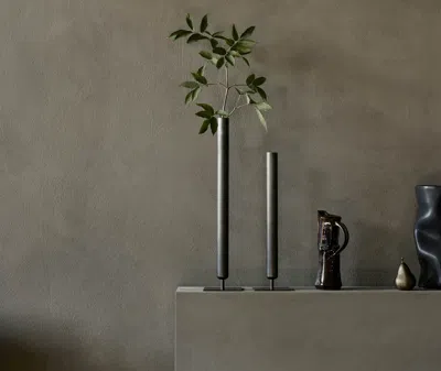 Menu Vases Bronzed Brass Uni In Bronzed Brass