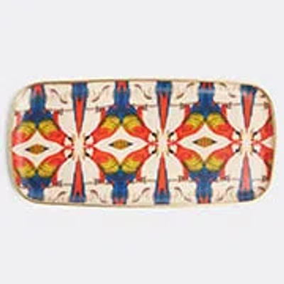 Les-ottomans Patch Nyc Rectangular Tray In Multicolor