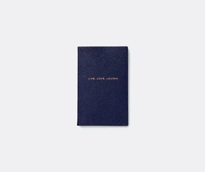 Smythson Notebooks Navy Uni In Navy