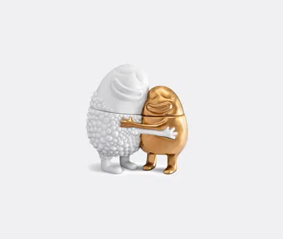 L'objet Haas Happy Huggers Box In White/gold