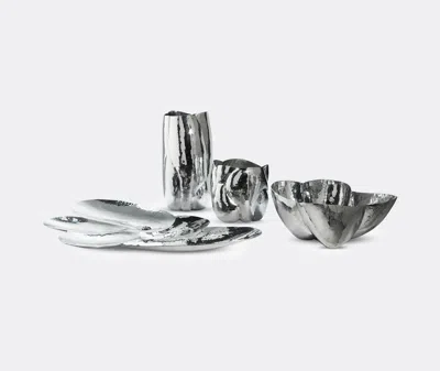 Tom Dixon Cloud Tall Vessel In Silver