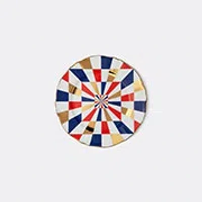 Bitossi Home 2 Piece Printed Round Platter Set In Multicolor