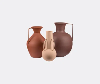 Polspotten Vases Cognac Uni In Cognac