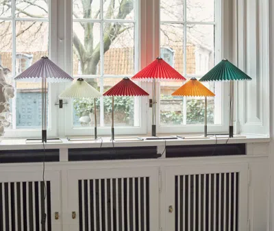 Hay Matin Table Lamp Small In Bright Red