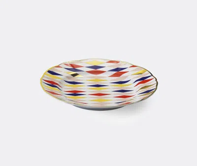 Bitossi Home Quadri Dessert Plate In Multicolor