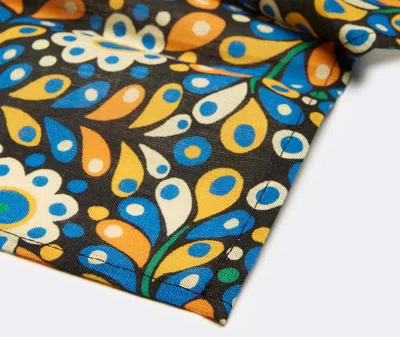 La Doublej Table Linens Blue Uni In Blue