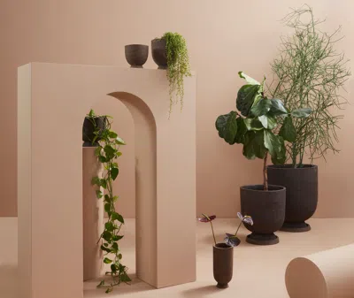 Aytm Vases Java Brown Uni In Java Brown