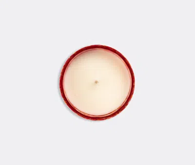 Stories Of Italy Macchia Su Macchia Ginger Scented Candle In Red & Orange & Ivory