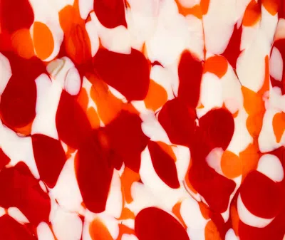 Stories Of Italy Macchia Su Macchia Ginger Scented Candle In Red & Orange & Ivory