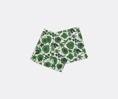 La Doublej Dinner Napkins Set Of 2 In Green