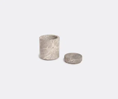Michaël Verheyden Small Cont Marble Container In Grey