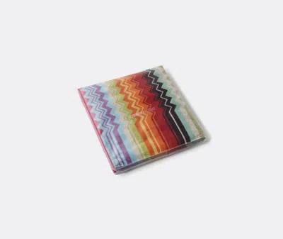 Missoni Giacomo 2 Piece Bath & Hand Towel Set In Orange Multicolor