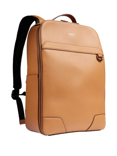 Lancel Leather Top-handle Backpack In Brown