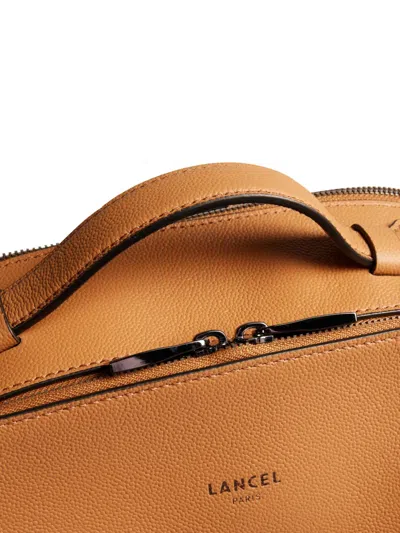 Lancel Leather Top-handle Backpack In Brown