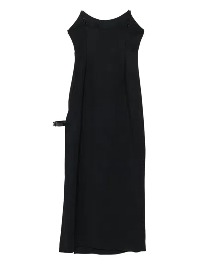 Coperni Garter Belt Dress In Black