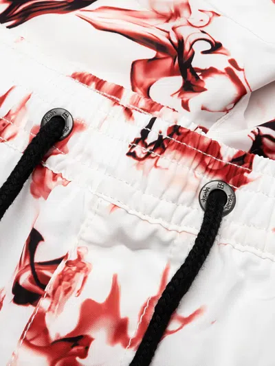 BURNT BOARD 印花抽绳短裤