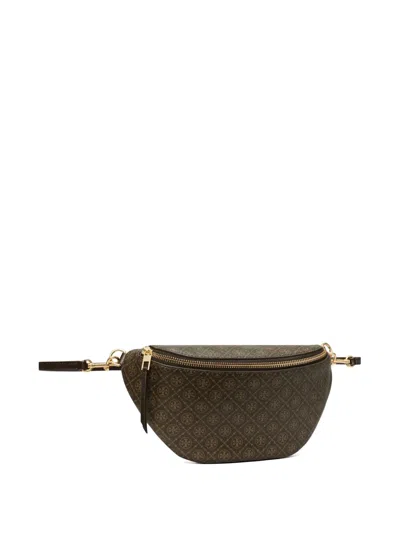Tory Burch T Monogram Coated Canvas Belt Bag In French Press
