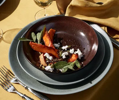 L'objet Terra Iron Dinner Plate In Seafoam Green