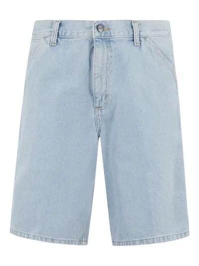Carhartt Single Knee Essential Bermuda Shorts In Blue