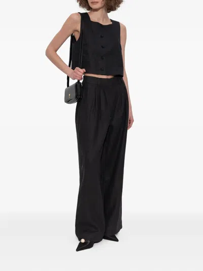 Posse Rio Sleeveless Top In Black