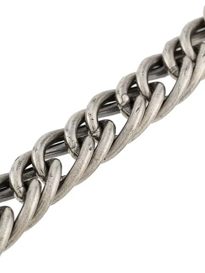 Goti Chain Link Charm Bracelet In Silver