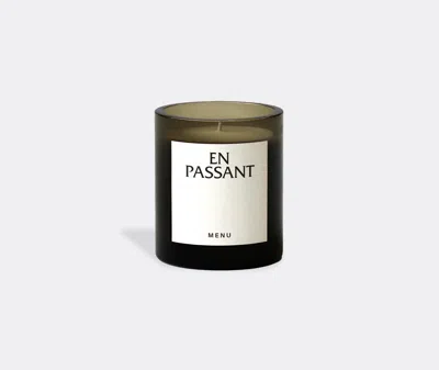 Menu En Passant Olfacte Scented Candle In Light Grey