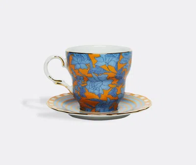 La Doublej Big Mama Cup And Saucer In Yellow