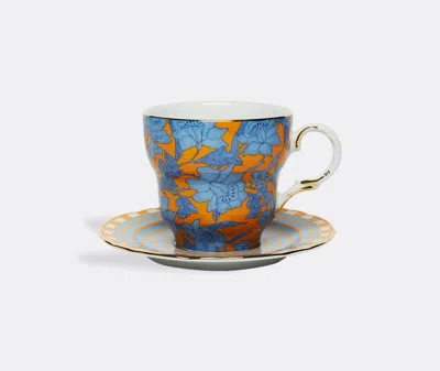 La Doublej Big Mama Cup And Saucer In Yellow