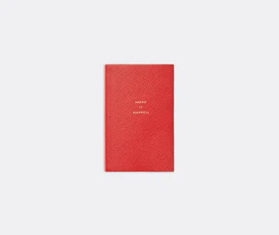 Smythson Notebooks Scarlet Red Uni