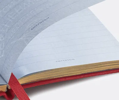 Smythson Notebooks Scarlet Red Uni