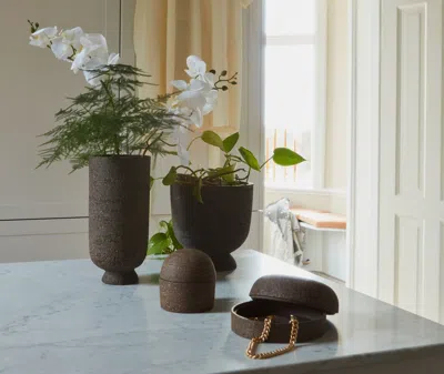 Aytm Vases Java Brown Uni In Java Brown