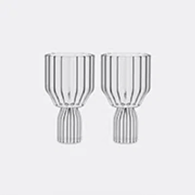 Fferrone Design Margot Red Wine Goblet In Clear
