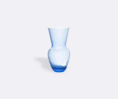 Klimchi Felicity Cracked-effect Vase In Light Blue