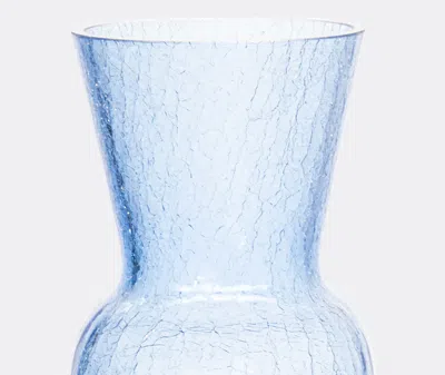 Klimchi Felicity Cracked-effect Vase In Light Blue