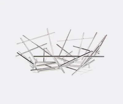 Alessi Blow Up Citrus Basket, Medium In Steel