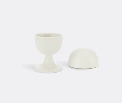 Vitra Rounded Ceramic Container In No. 3, Cream