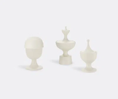 Vitra Rounded Ceramic Container In No. 3, Cream